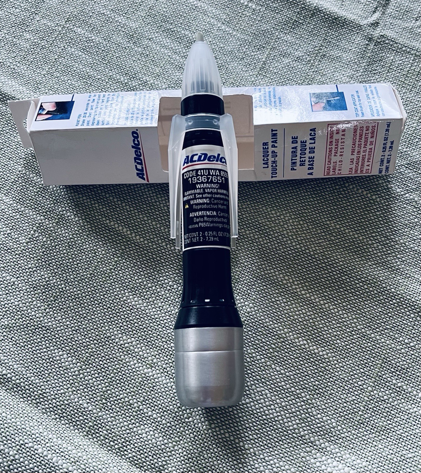 Black Touch-Up Paint OEM Genuine GM AC Delco Code WA 8555 Part #19367651