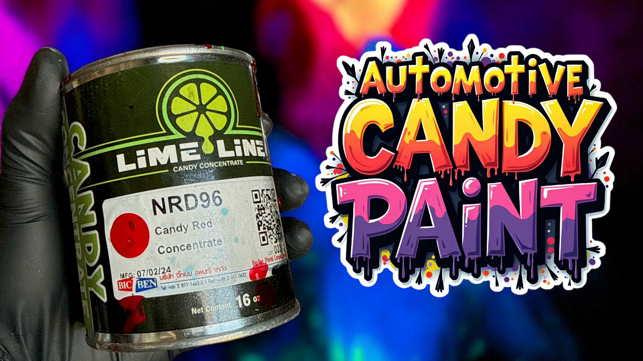 Transparent Candy Concentrate Automotive Paint 4oz – Solvent-Based Blue Color