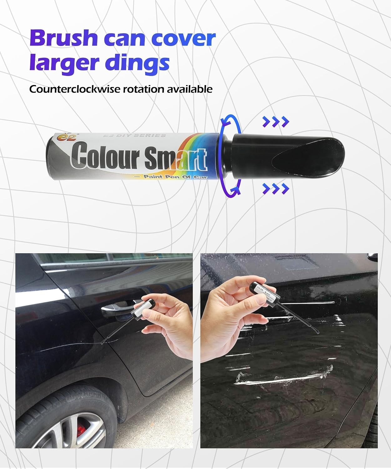 Versatile Touch Up Paint Pen for Cars – Black Gloss Finish & Multi-Surface Use