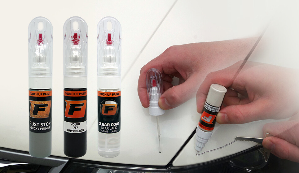 Car touch up paint for MERCEDES BENZ | 775 9775 | IRIDIUM SILVER | Pen Brush