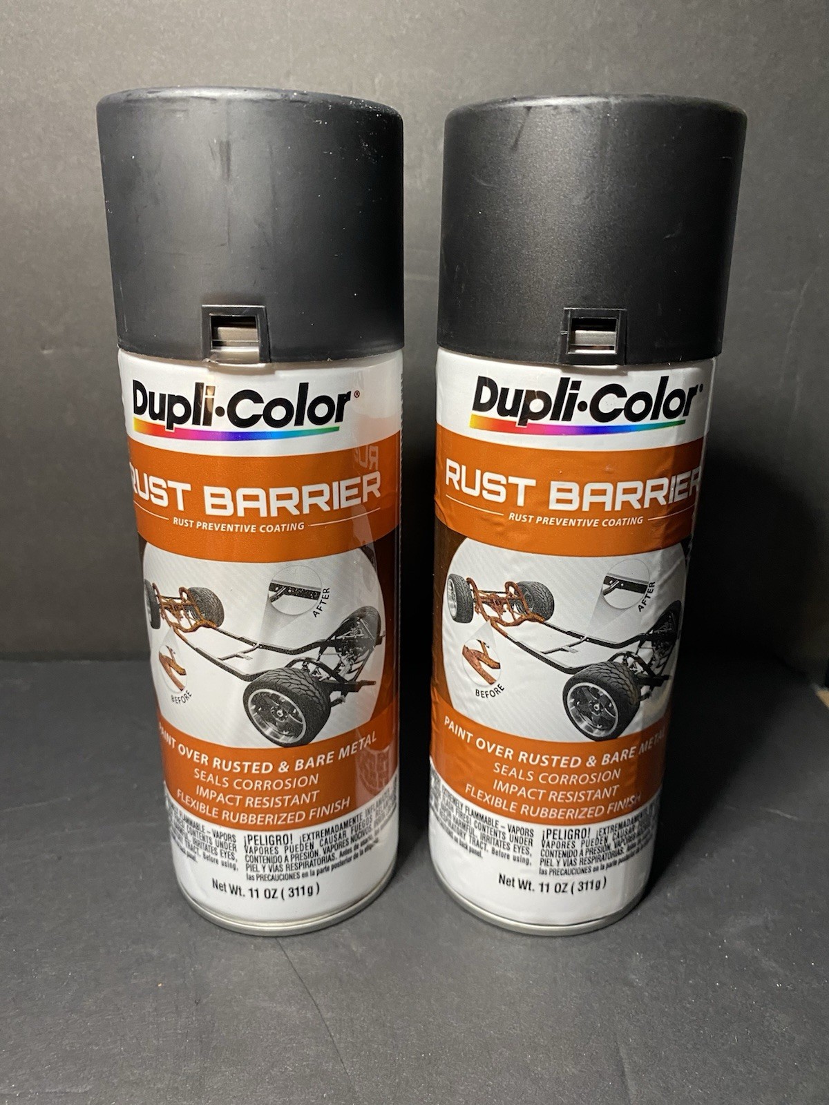 Dupli Color Rust Barrier Flat Back Spray 2 Cans