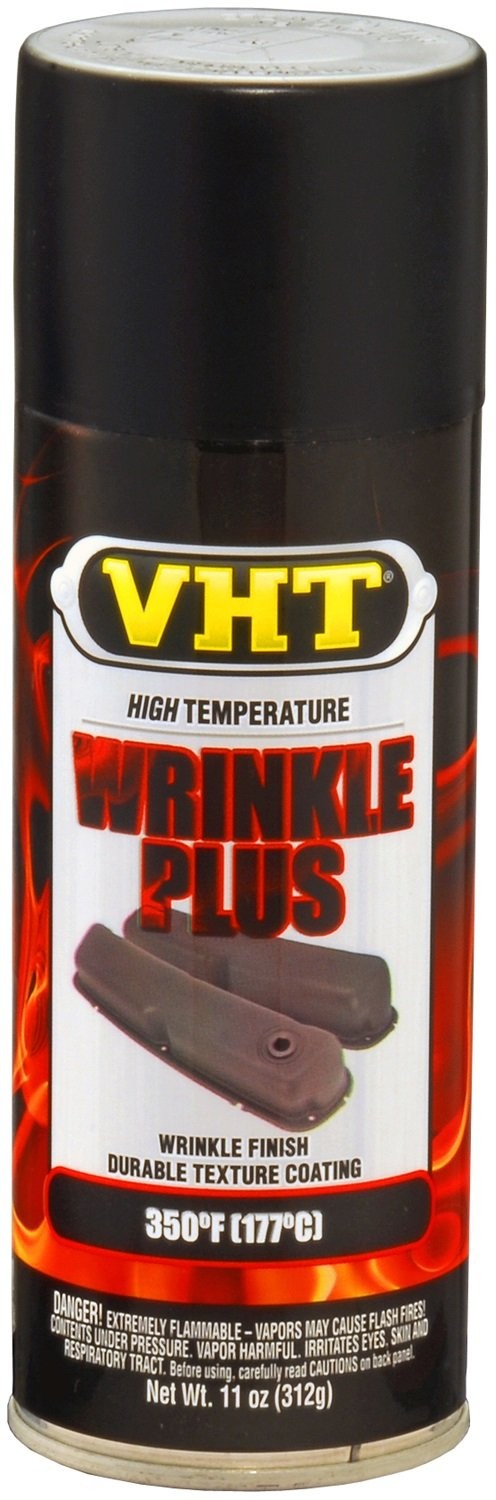 VHT SP201 High Temperature Wrinkle Plus Paint – 11 Ounce (Pack of 1), Black