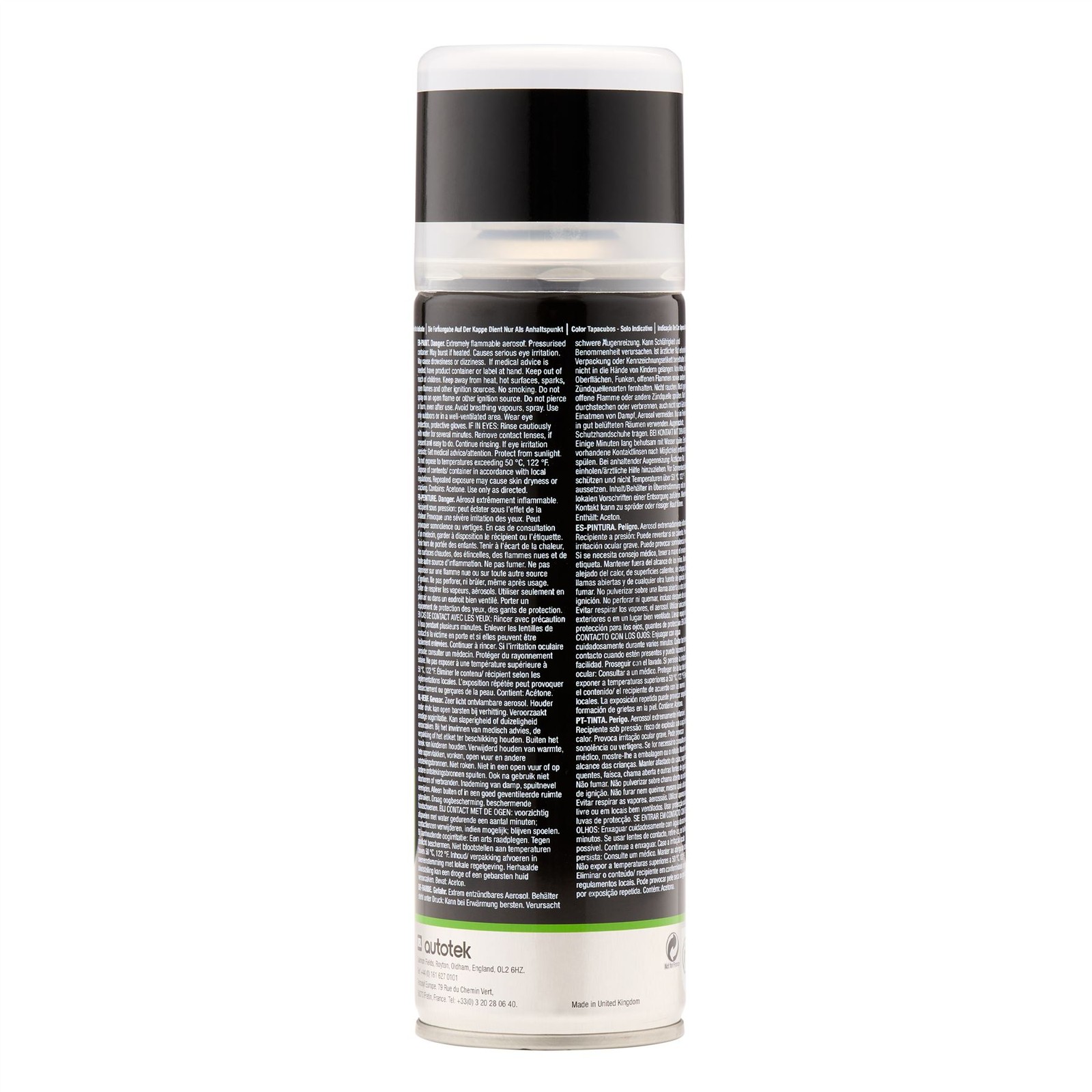 Autotek Exact Match Fast Drying Aerosol Spray Paint Ford Shadow Black 10.14oz