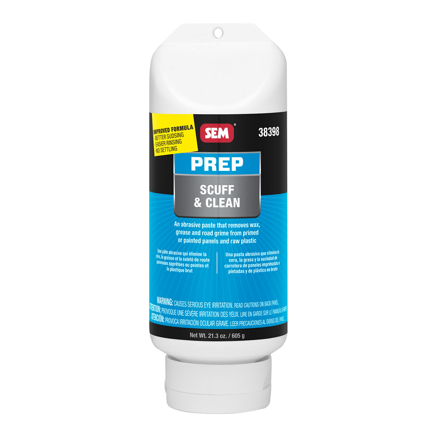 SEM Prep Products Scuff & Clean Bumper Finish 16 oz. Tube 38338
