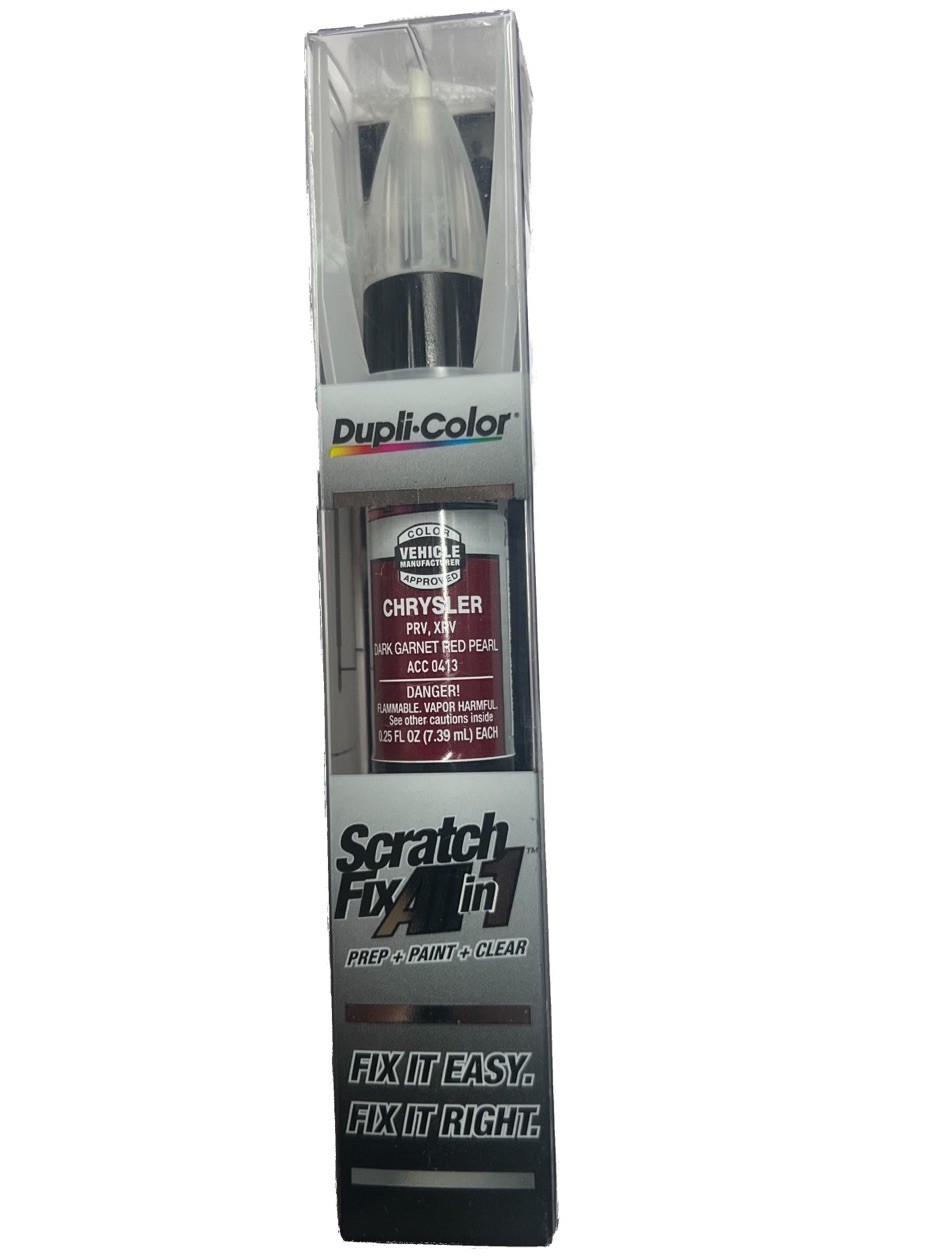 Duplicolor All-in-1 Touch Up Paint XRV PRV CC 413 Chrysler Dark Garnet Red Pearl