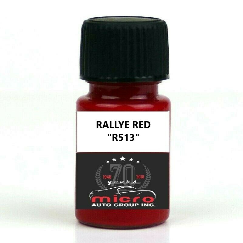 Touch up Paint Kit With Brush 2 Oz For Honda Rallye Red R513 SHIPS TODAY