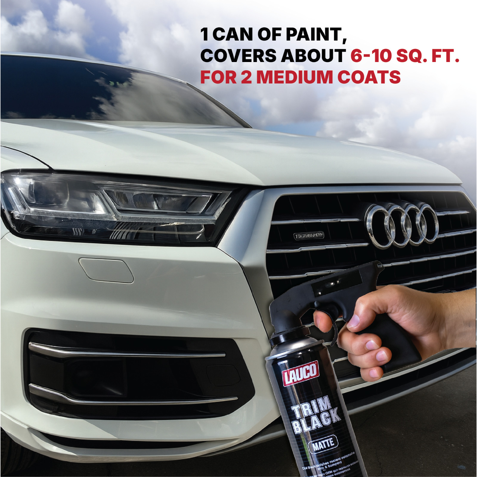 Trim Black Matte 13 oz. Automotive Aerosol Spray Paint Can