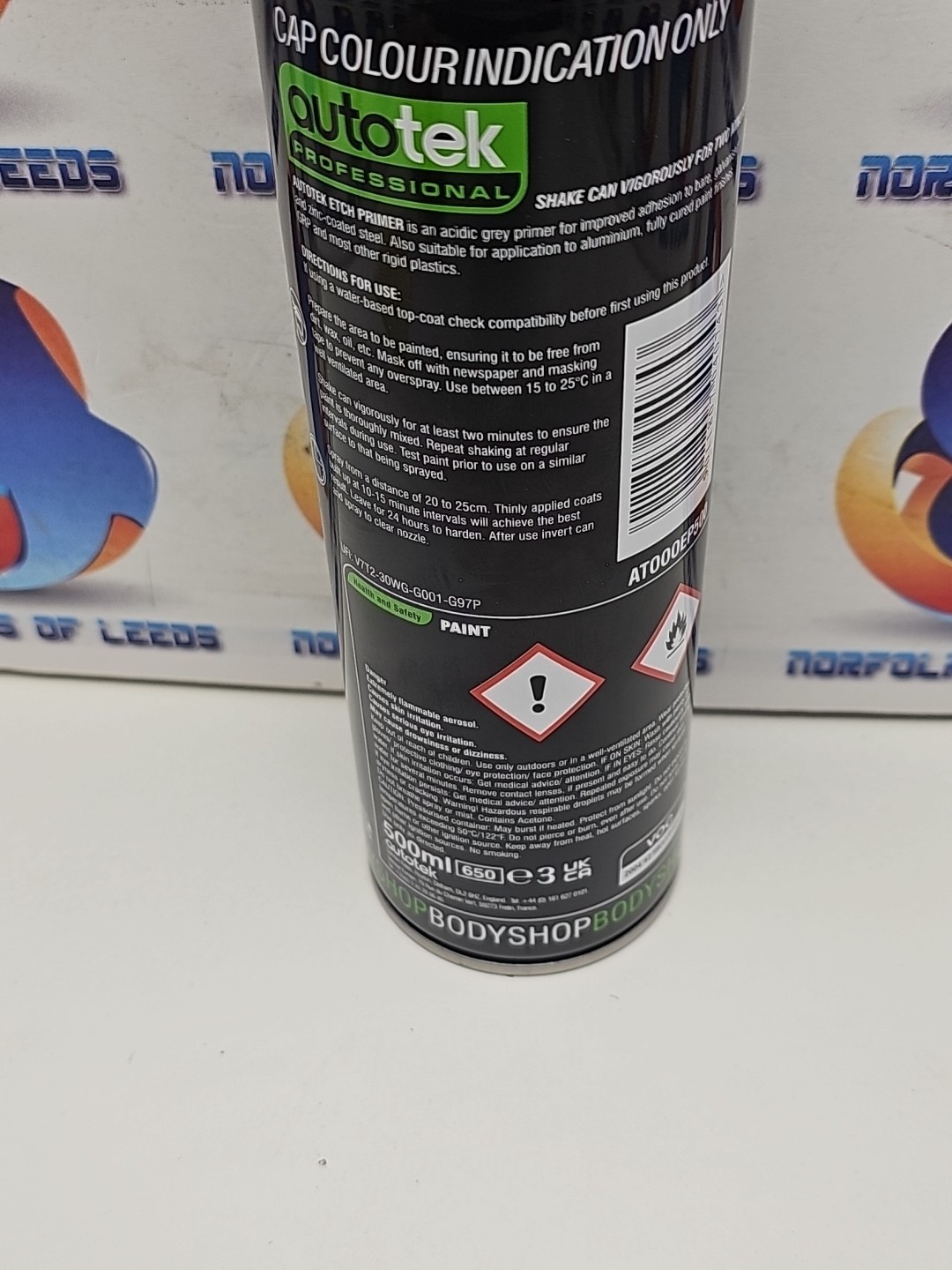 grey etch Primer Autotek Aerosol 500ml acrylic primer M