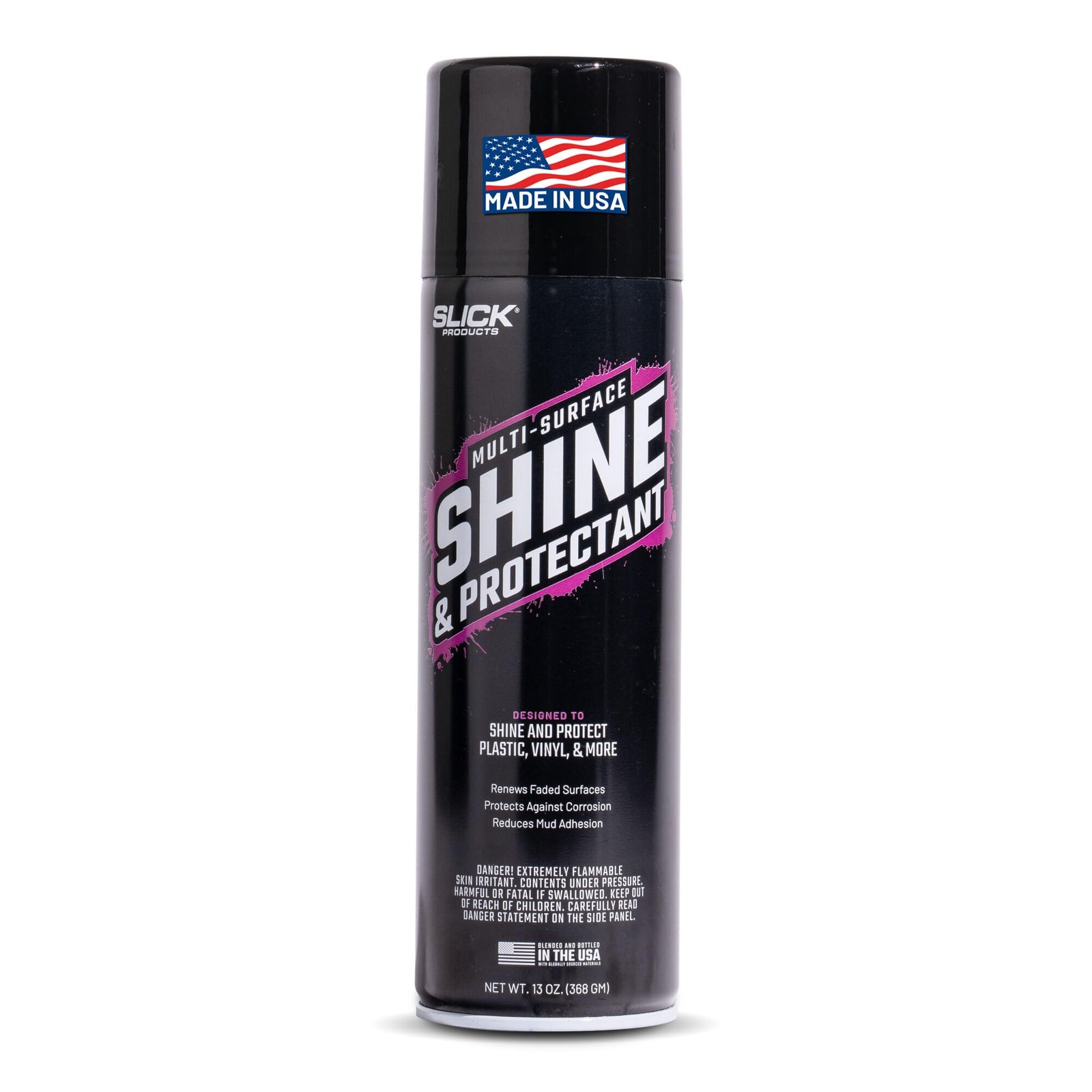 Slick Products Multi-Surface Shine & 1-Can (1 x 17.35-Fl. Oz. Can), Clear