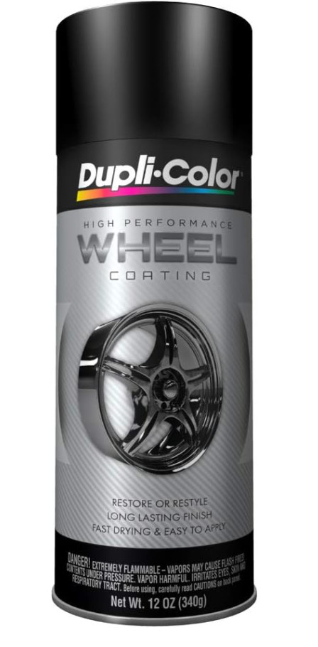 2PK Wheel Coating Spray Paint Car Trucks Black Enamel Rims Stop Rust Durable New
