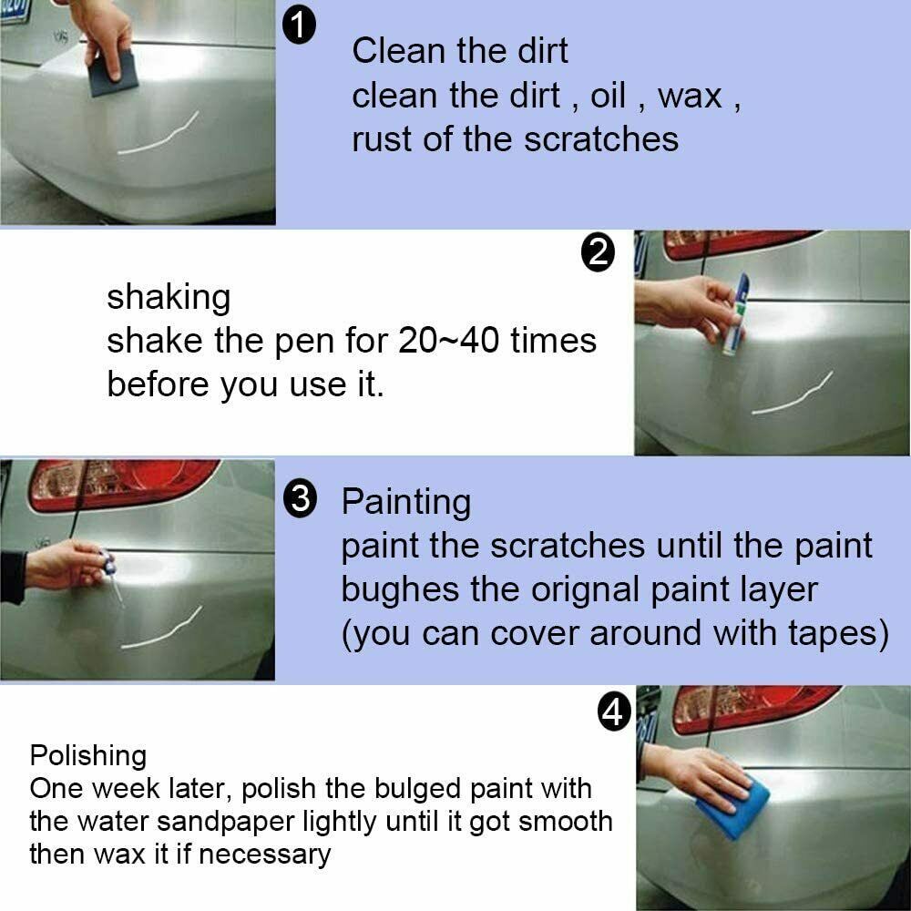 DIY Car Clear Scratch Remover Touch Up Pens Auto Paint Repair Art Color Easy US