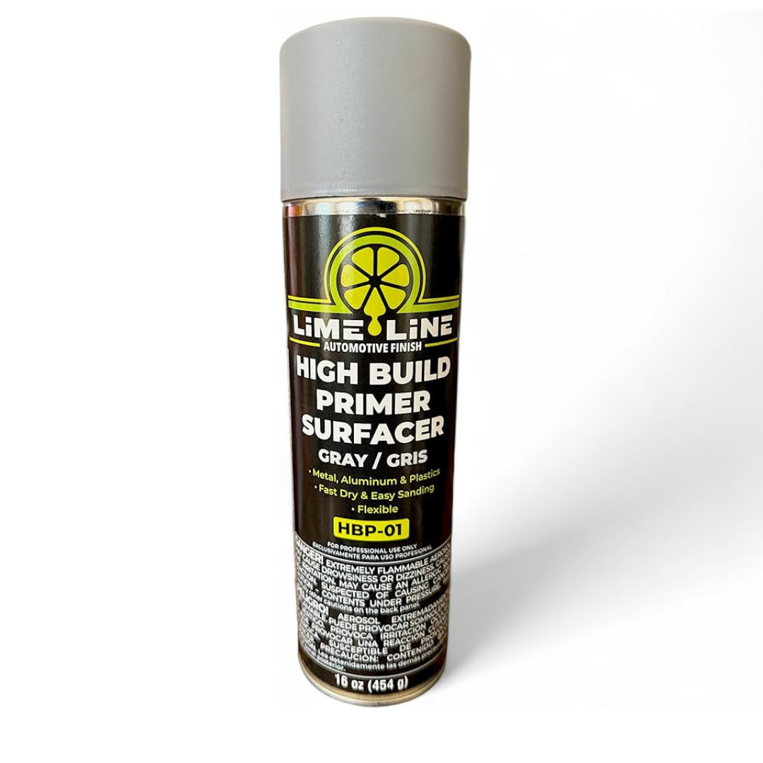 LiME LiNE 1K High Build Primer Surfacer Light Grey – 16 Oz Aerosol Spray Can