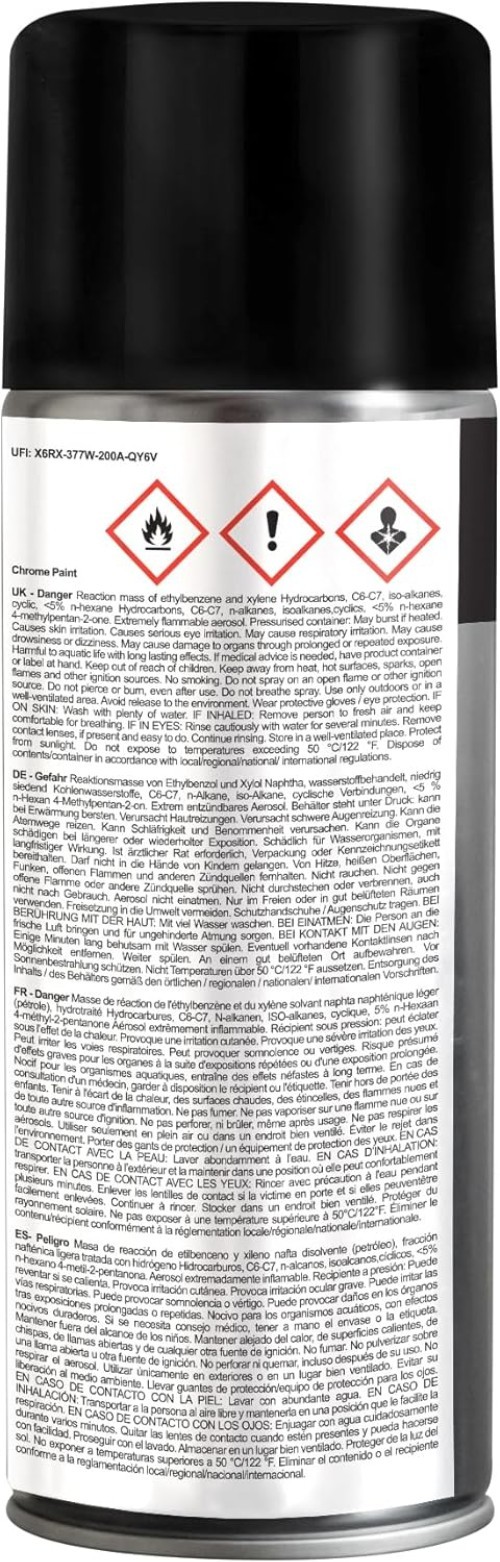 Multi-Surface Chrome Spray – Metal, Plastic & More