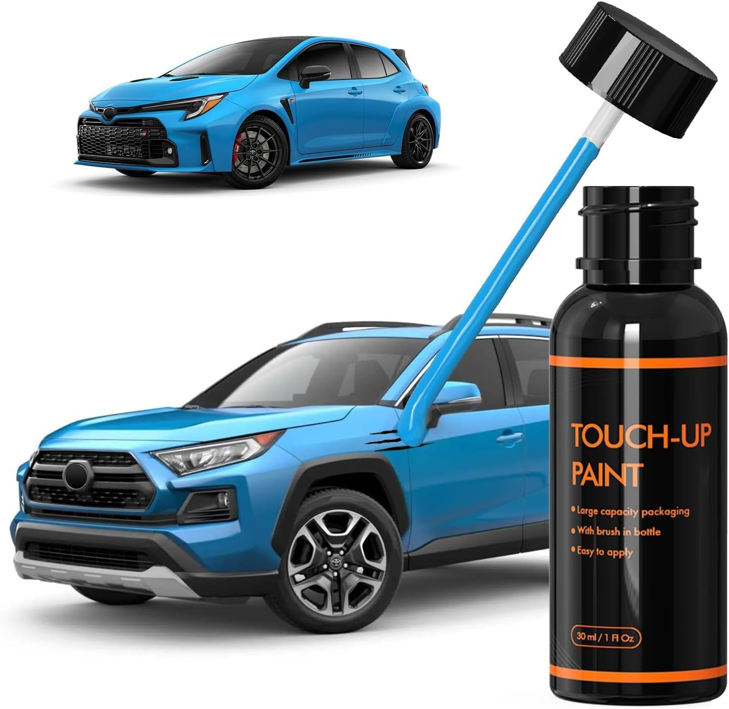 8W9 Blue Flame Touch Up Paint – Fast-Drying Scratch Repair Solution for Toyota