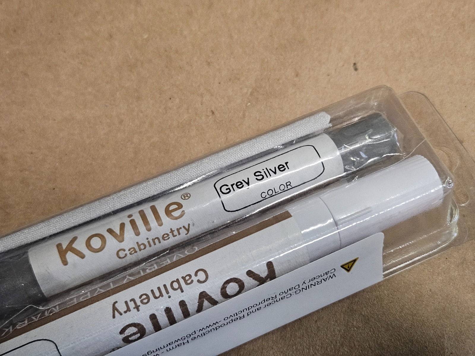 Koville Cabinetry Grey Silver Touch Up Kit