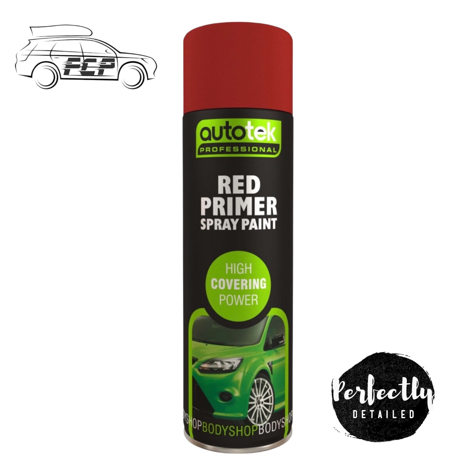 AutoTek Red Primer Multi-Purpose Aerosol Spray Paint 500ml