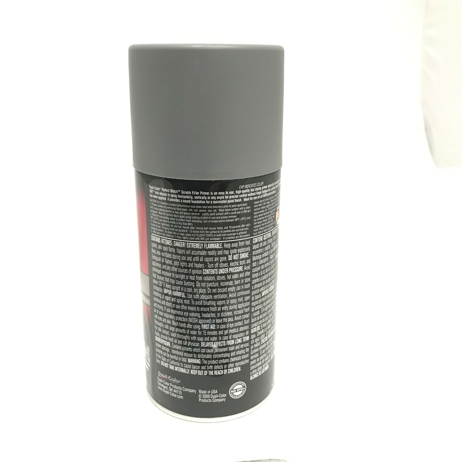 Duplicolor BPR0031-6 PACK Perfect Match SCRATCH FILLER PRIMER GRAY – 8oz
