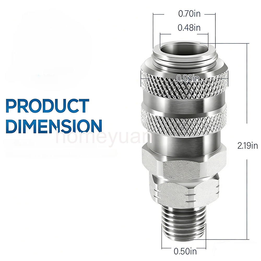 Fits For OTC 5869-1 Alternative Fuel System Coupler Fitting J-47912-QC Detroit D
