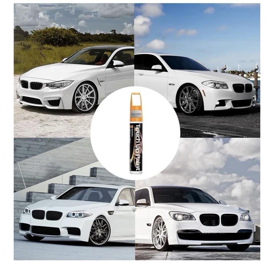 2Pack Car Paint Scratch Repair,Car Scratch Remover,Car Touch Up Paint,12ml,White