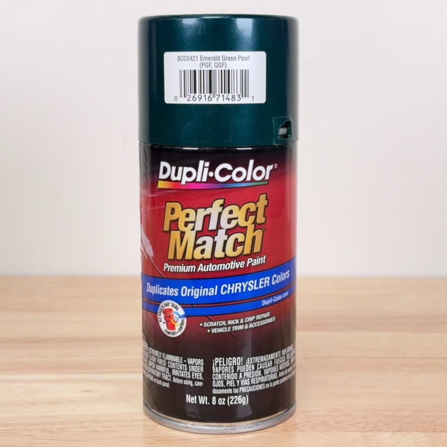 Duplicolor Perfect Match Chrysler Car Touch-Up Paint Emerald Green Pearl BCC0421