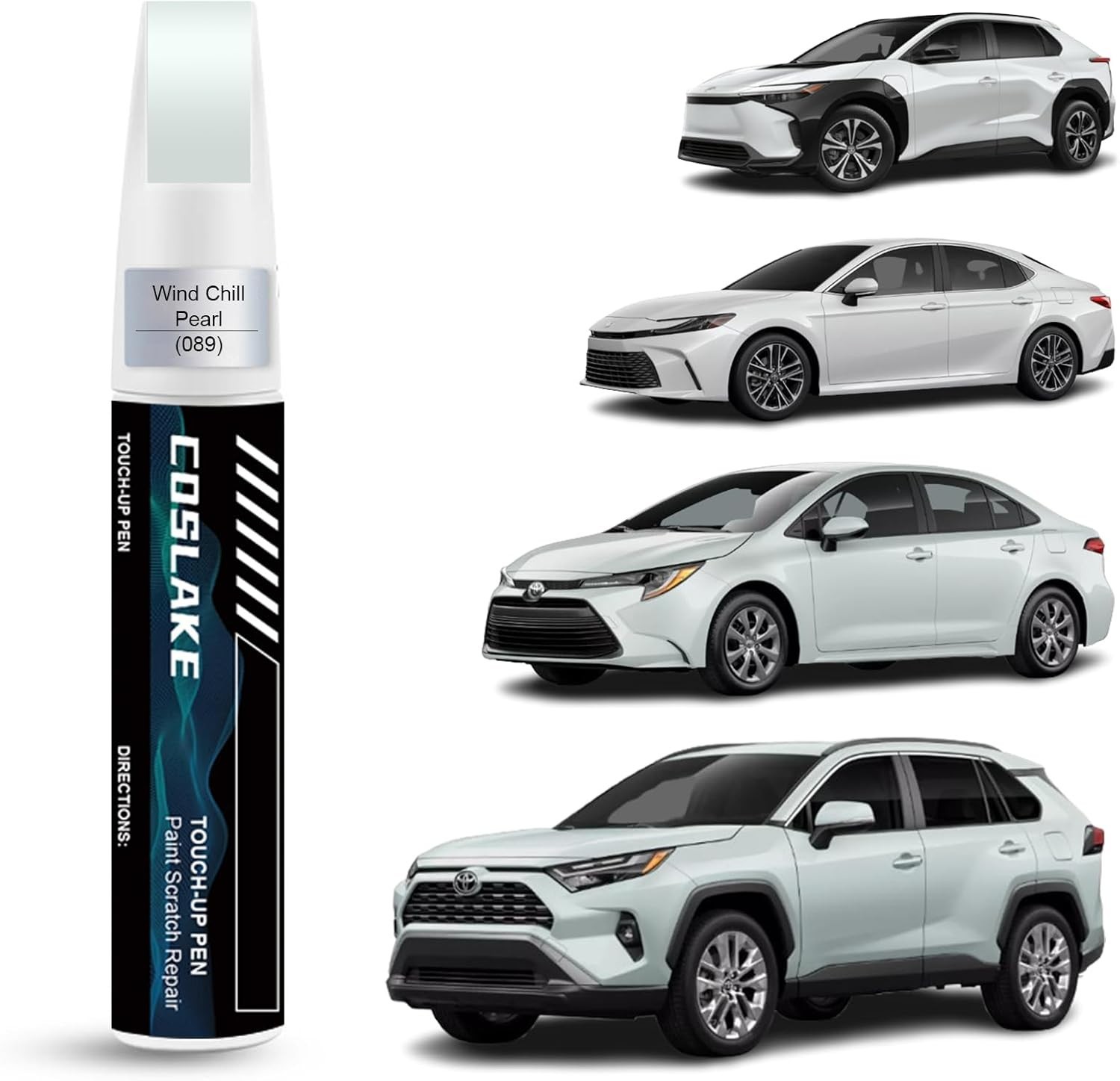 2-in-1 Car Scratch Remover Pen Kit – Wind Chill Pearl (12ml) for 2024 Models