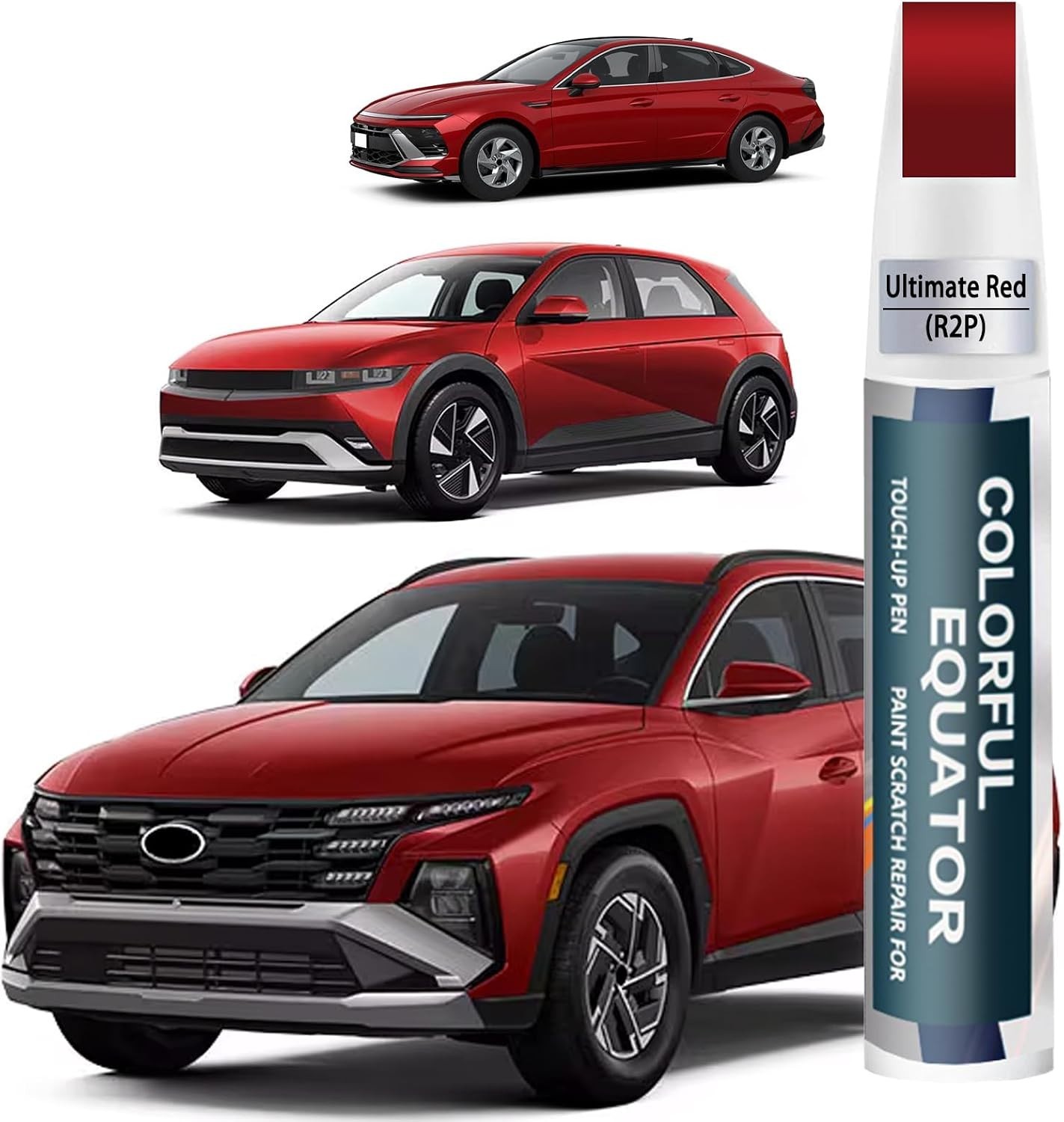 2-in-1 R2P Ultimate Red Touch Up Paint for Jeep & Hyundai – Scratch Repair Pen