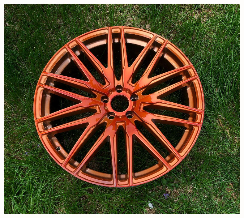 Metallic Orange Chrome Wheels Spray Paint Rim Steel Aluminum +Primer Coating 3PK