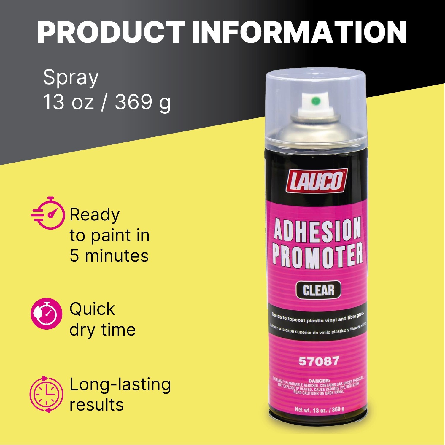 Automotive Adhesion Promoter 13 Oz Spray Can