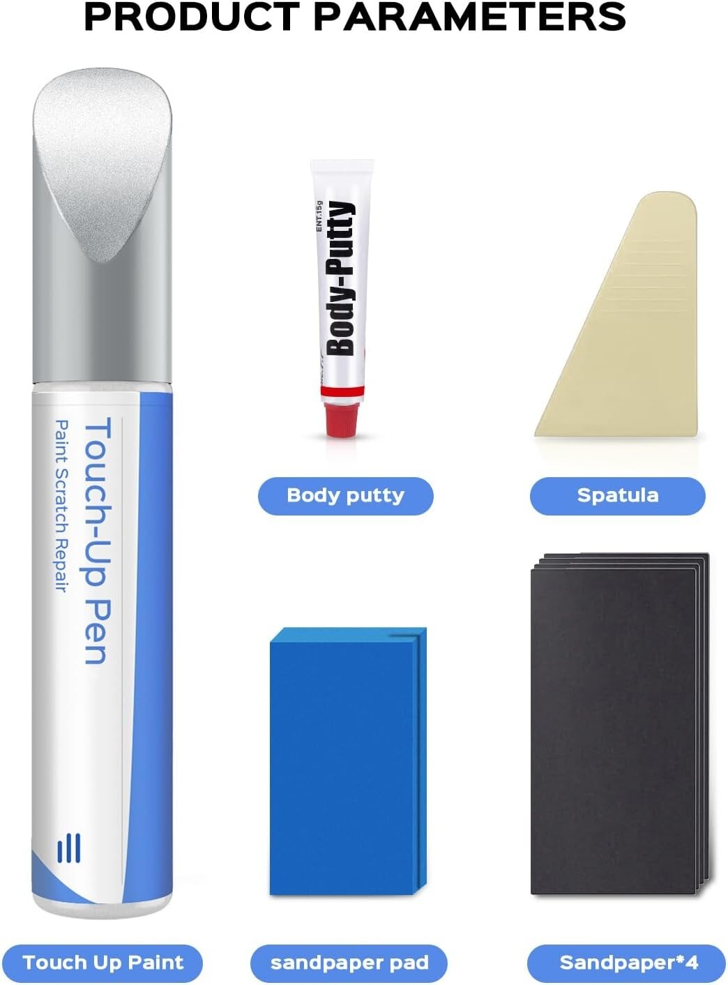 149 9149 Mercedes Polar White Touch-Up Paint Kit for Chips & Scratches