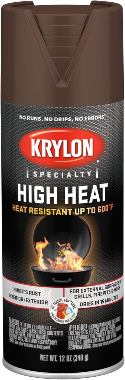 K01709077 High Heat Spray Paint Brown