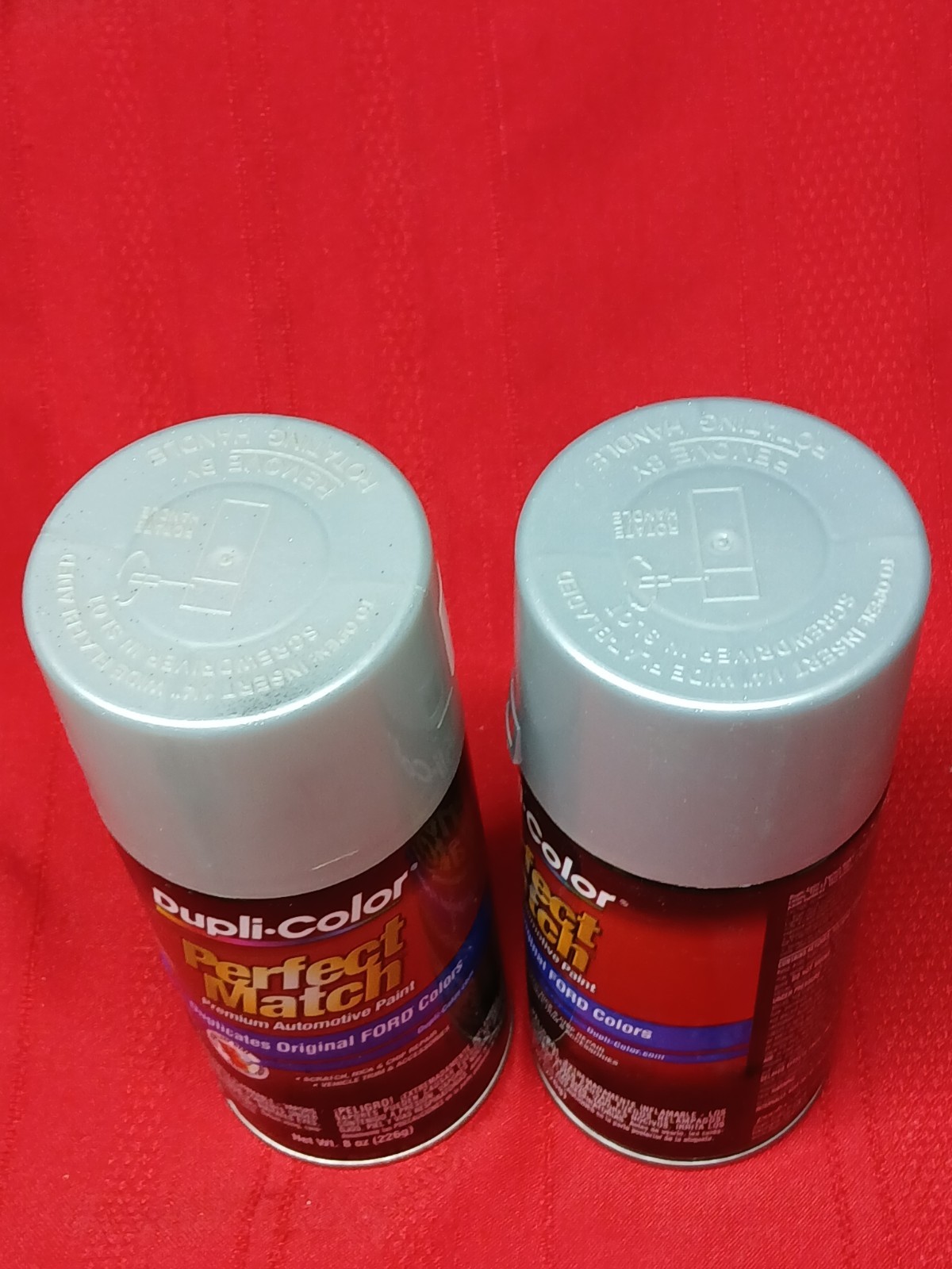 2-8oz. Dupli-Color Perfect Match Auto Paint Ford BFM0383 Silver Metallic T229