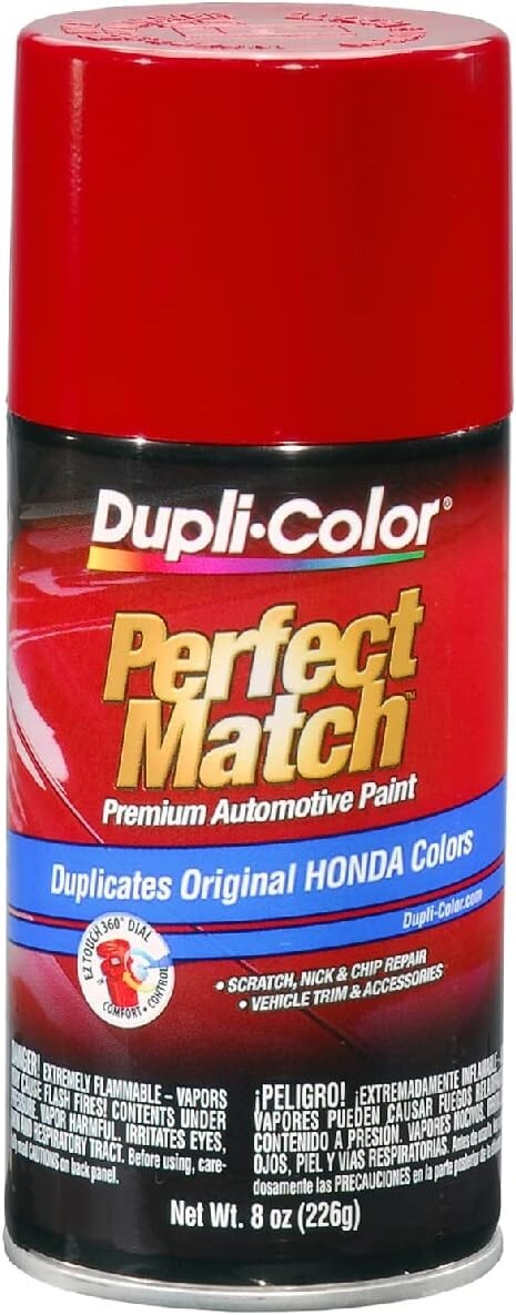 Duplicolor BHA0955 Perfect Match Honda Milano Red 8oz Aerosol – Code R81 -6 PACK