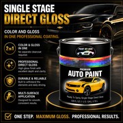 RTS Single Stage Direct Gloss Paint Gallon for 1992 Toyota White Pearl 049