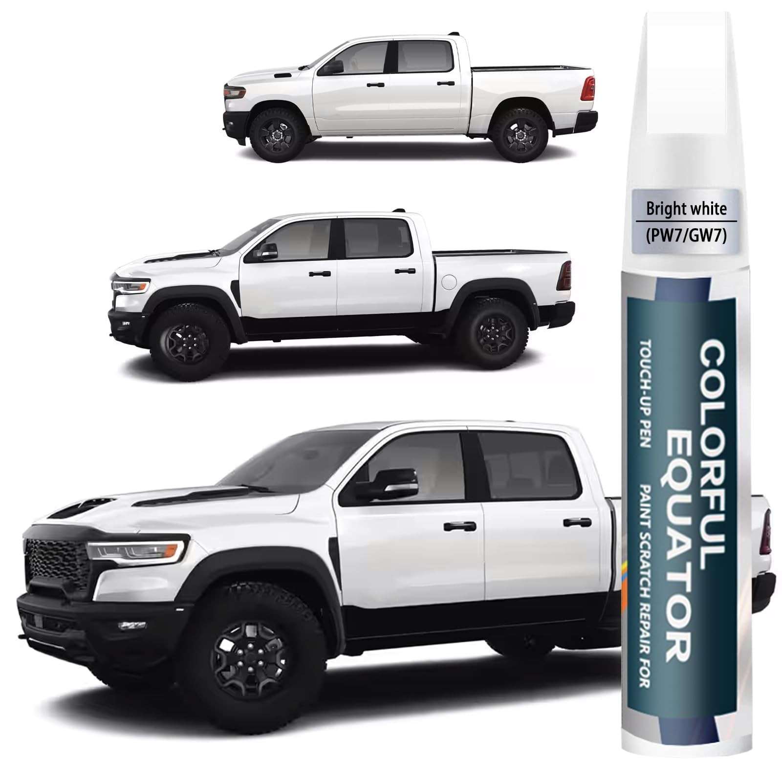 0.4 Fl Oz (Pack of 1), Bright White(PW7/GW7) for 2025 RAM 1500/2024…