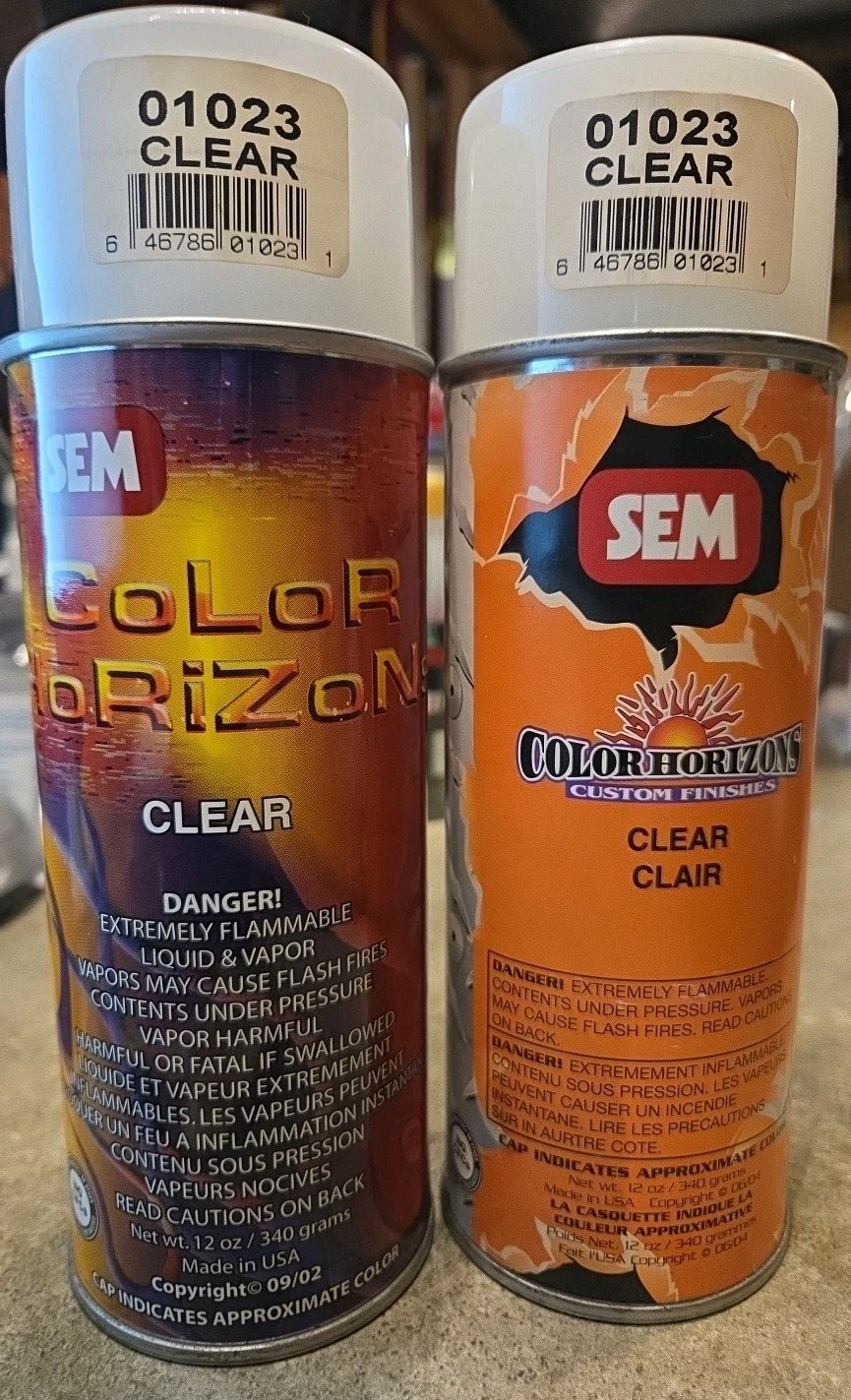 SEM Color Horizon Clear 01023 Spray Paint 2cans NEW