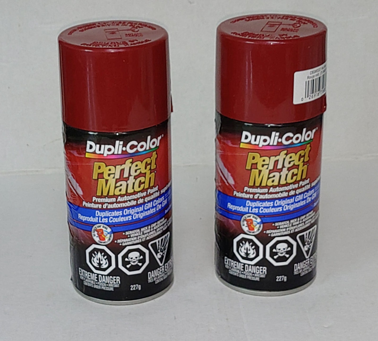 Duplicolor BGM0537 Automotive Touch Up Paint Red Met 8 oz WA8919 2 Pack