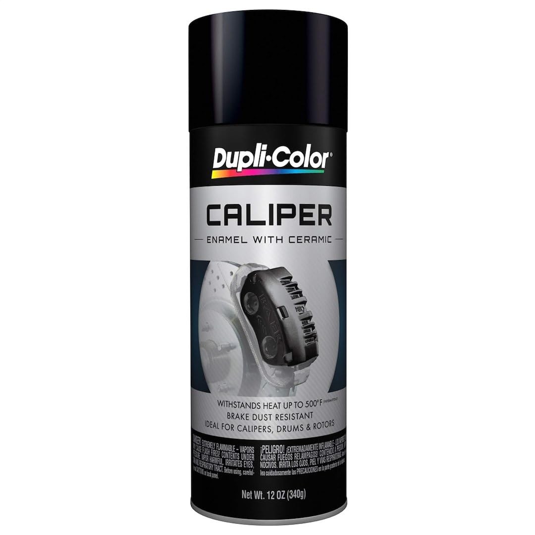 Dupli-Color BCP102 Brake Caliper Spray 12 Ounce (Pack of 1), Gloss Black