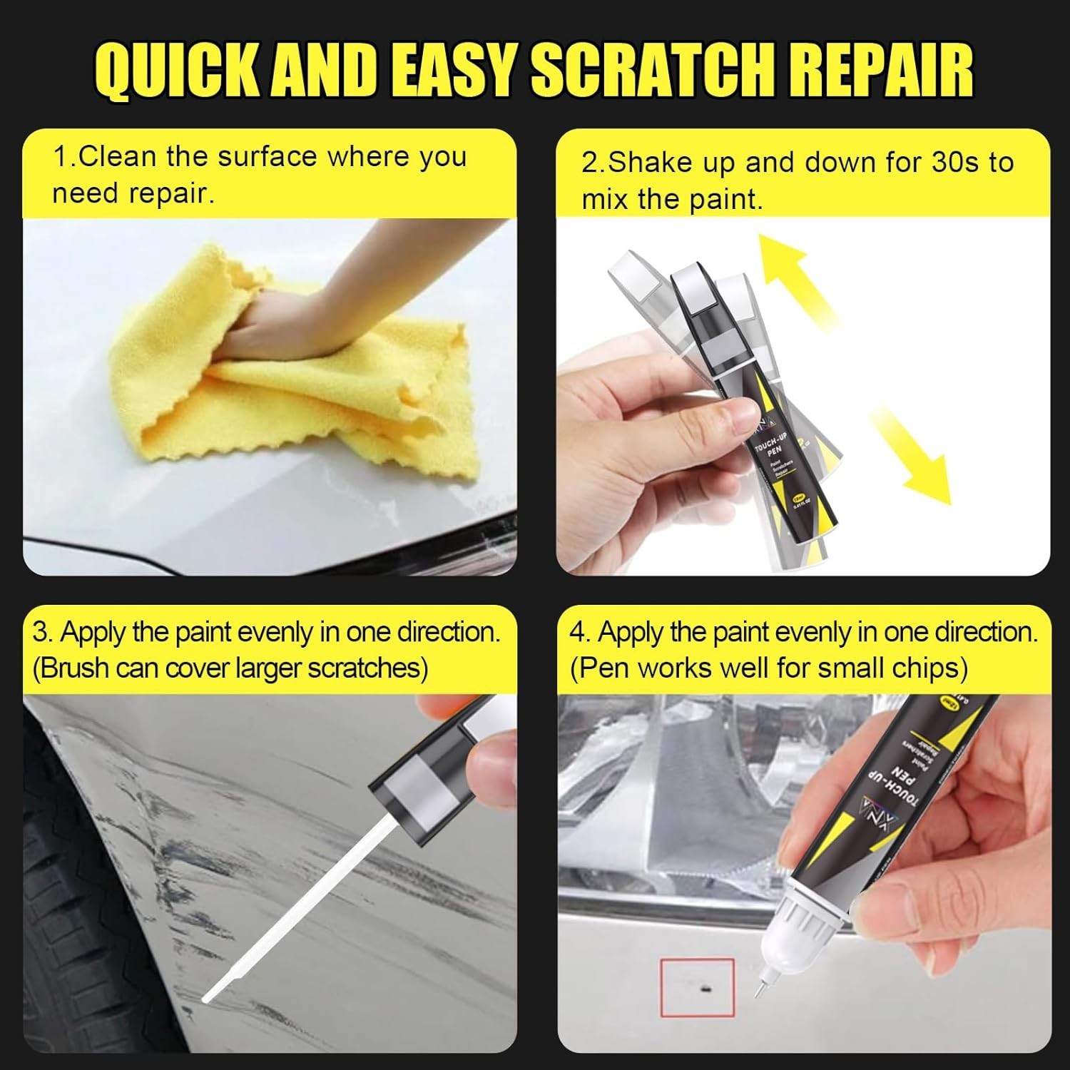 Volcanic Red Tintcoat(GNT/WA170H) for GMC Car Touch Up Paint | 2 in 1 with Pen T