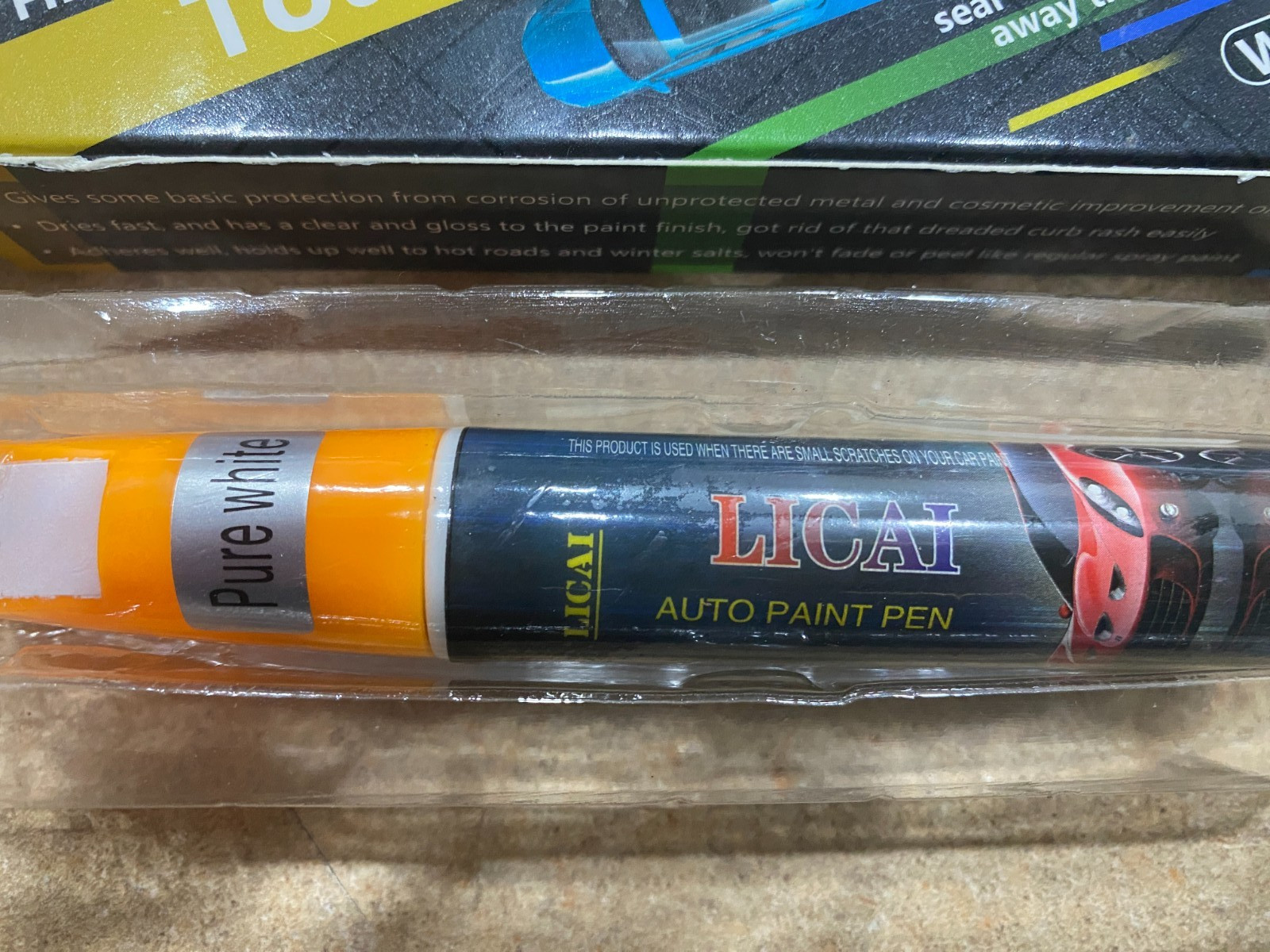 White Touch Up Paint For Cars Scratch Repair 12ml Auto Paint Pen