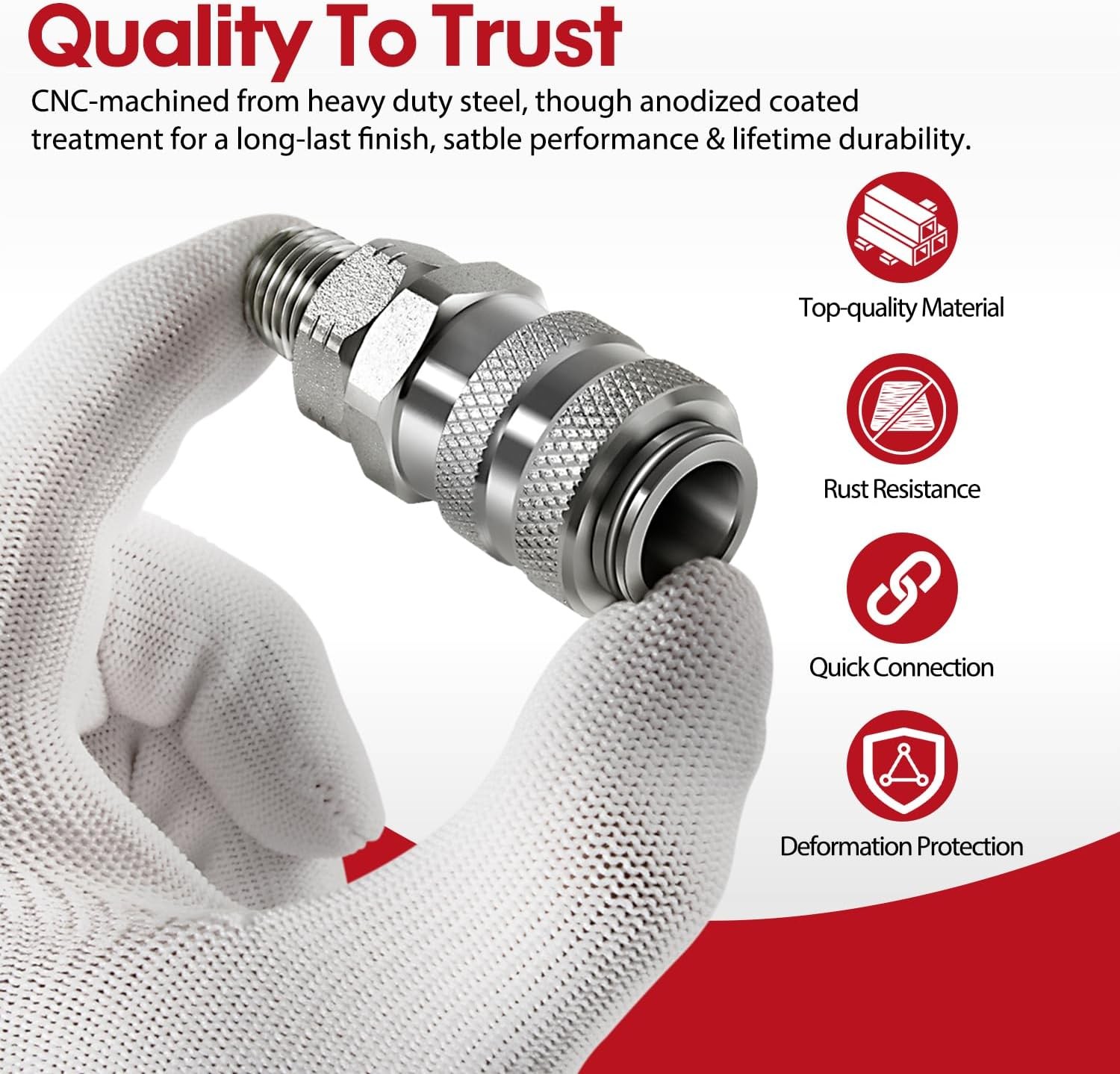 Fuel System Coupler Fitting,for Connection to’Compu-Check’ Quick Connect Fitting