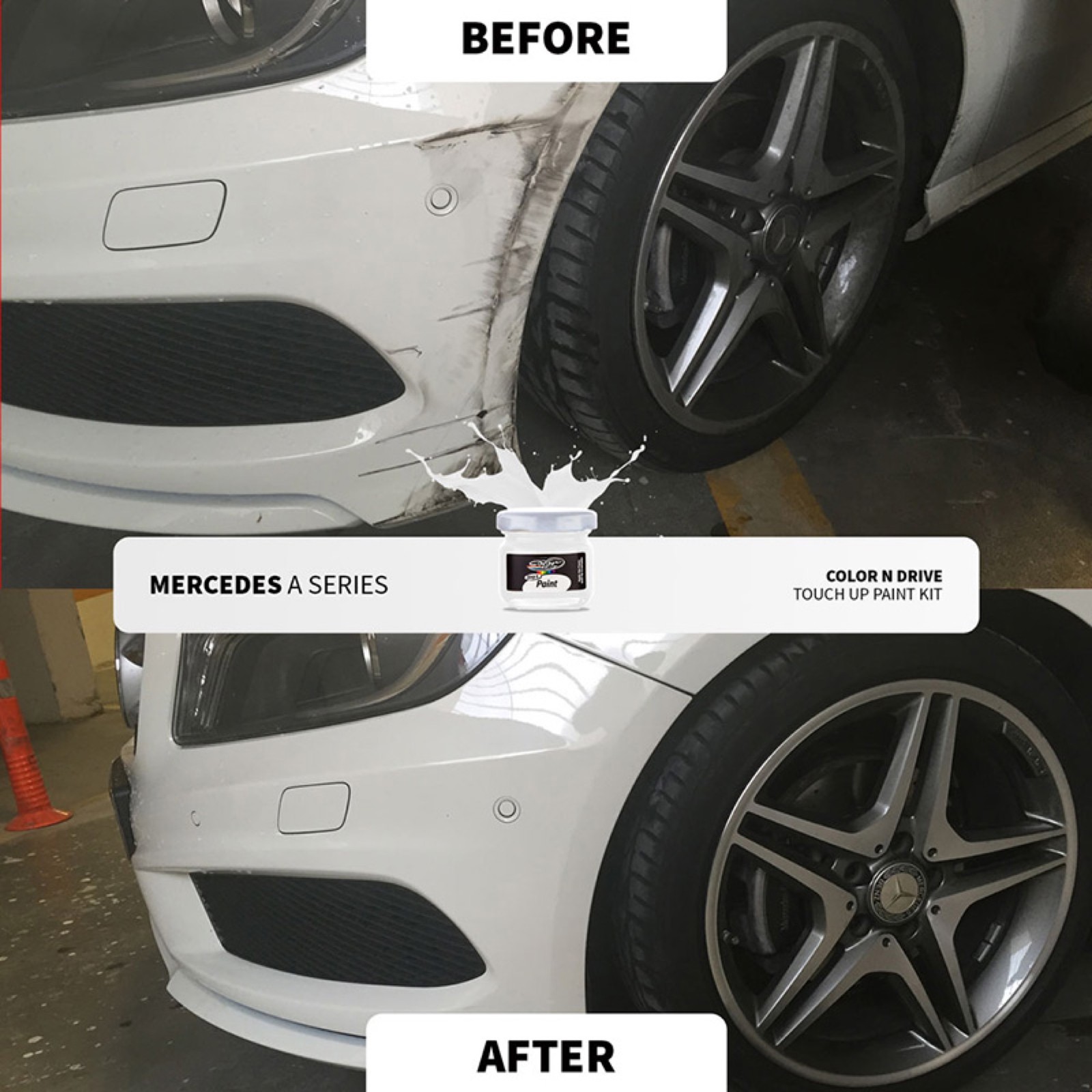 Lexus RX500H F Sport Touch Up Paint – Sonic Chrome Metallic 1L1 Repair Kit