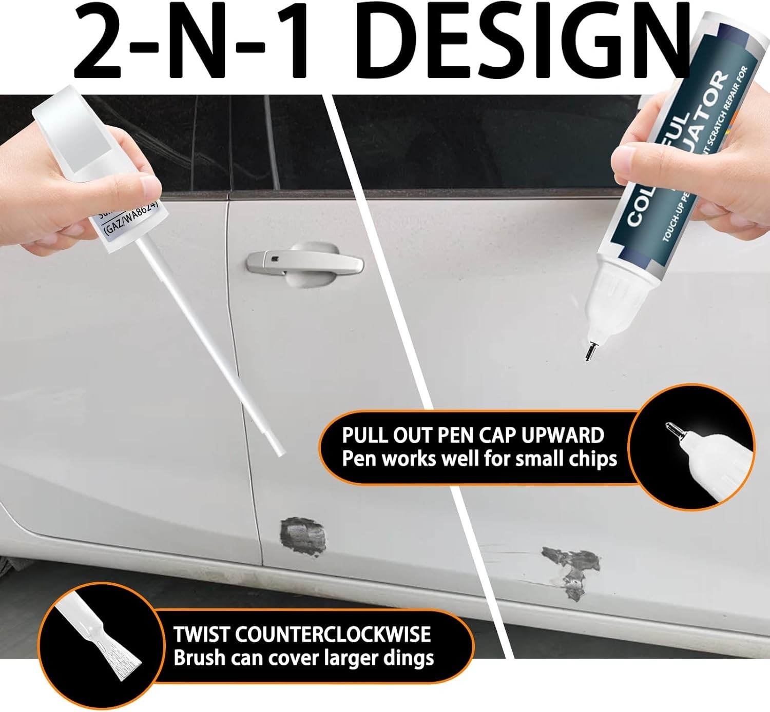 Cypress Gray(GBD/WA229K) Touch Up Paint Compatible with Chevrolet, Car Paint Pen