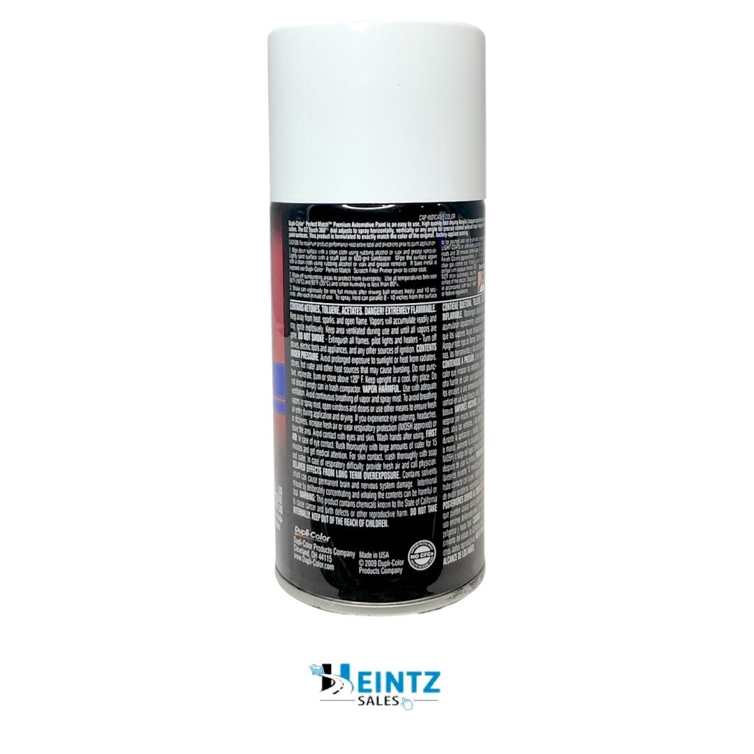Duplicolor BNS0562 Perfect Match Nissan Super White – Code 326 8oz Aerosol