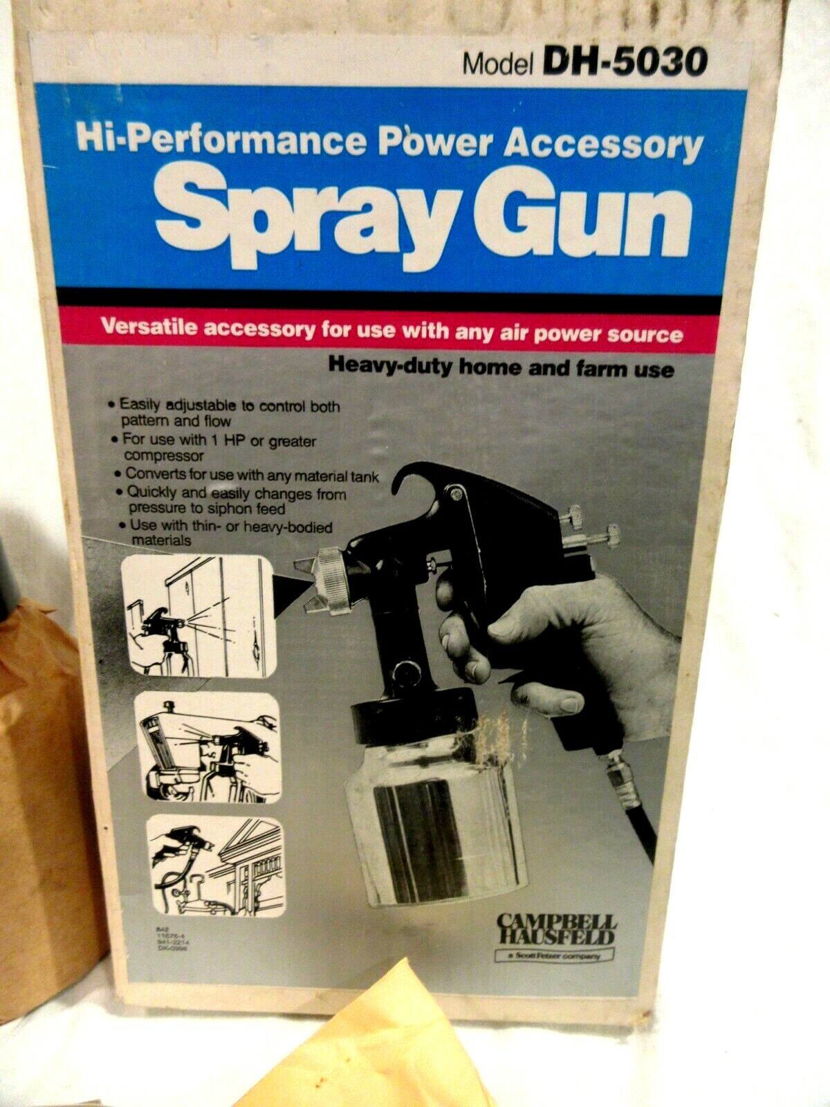 Campbell Hausfield Model DH-5030 Hi Performance Spray Gun New In box