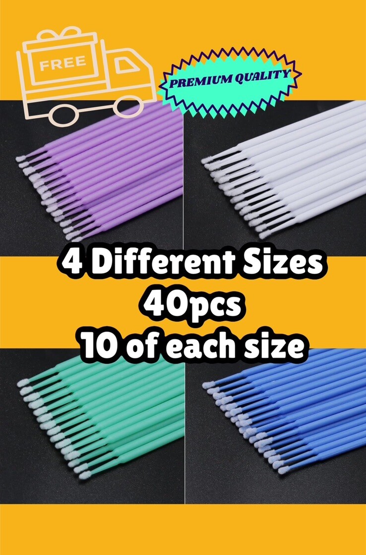 40Pcs Car Automotive Auto Paint Touch Up Car Repair Rock Scratch Pen Brushes USA