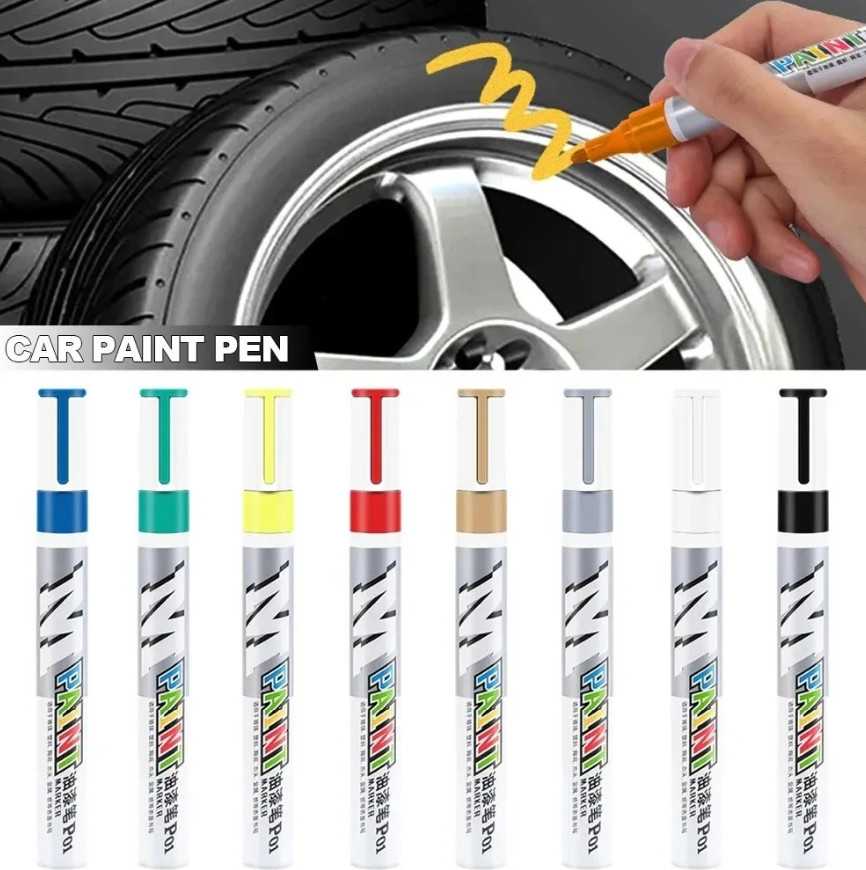 1pc Car Paint Scratch Repair Pen Waterproof Touch-Up Marker for Auto Care – NEW