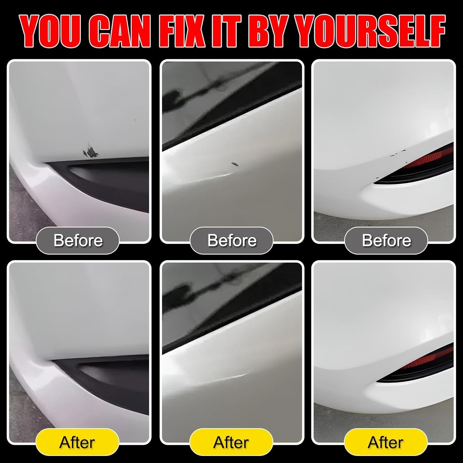 Car Touch-Up Paint – Ostuni Pearl White, 12ml Scratch Repair Solution