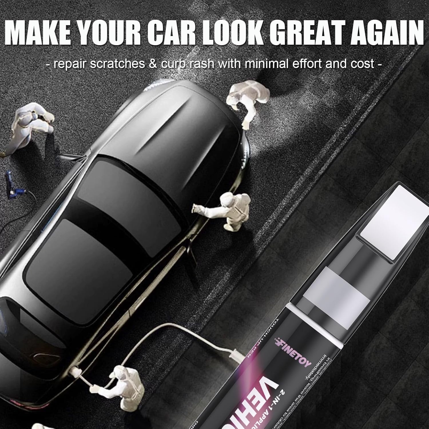 GMC Volcanic Red Touch Up Paint – Scratch Repair Paint with Quick Drying Formula