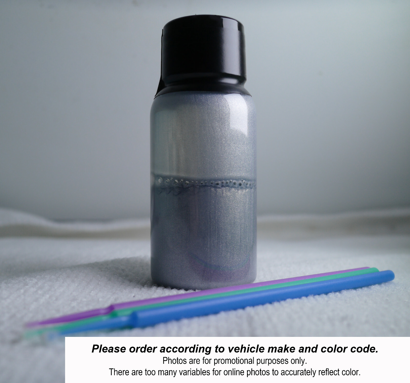 BASF(OEM) Touch Up Paint Bottle for Mercedes 775 9775 Iridium Silver Metallic