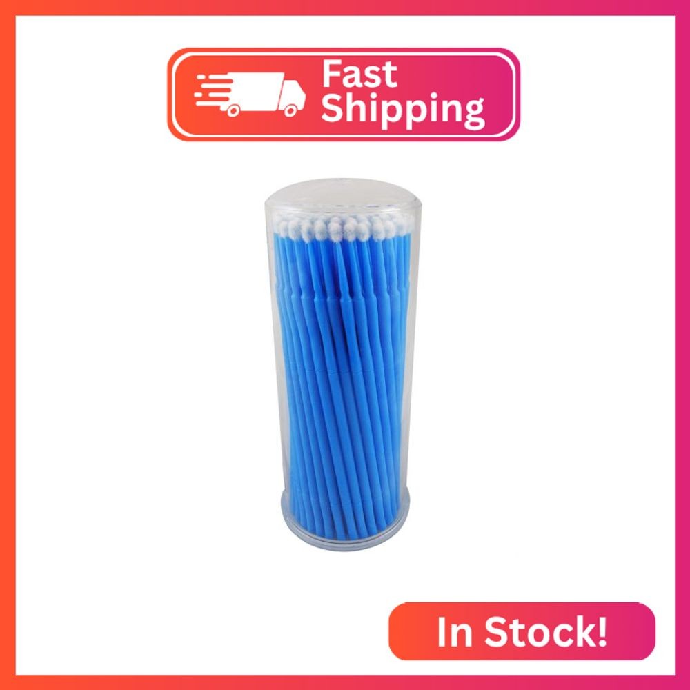 ATLIN Touch Up Paint Brushes, 100 Pack of 2.5mm Disposable Micro Applicators for